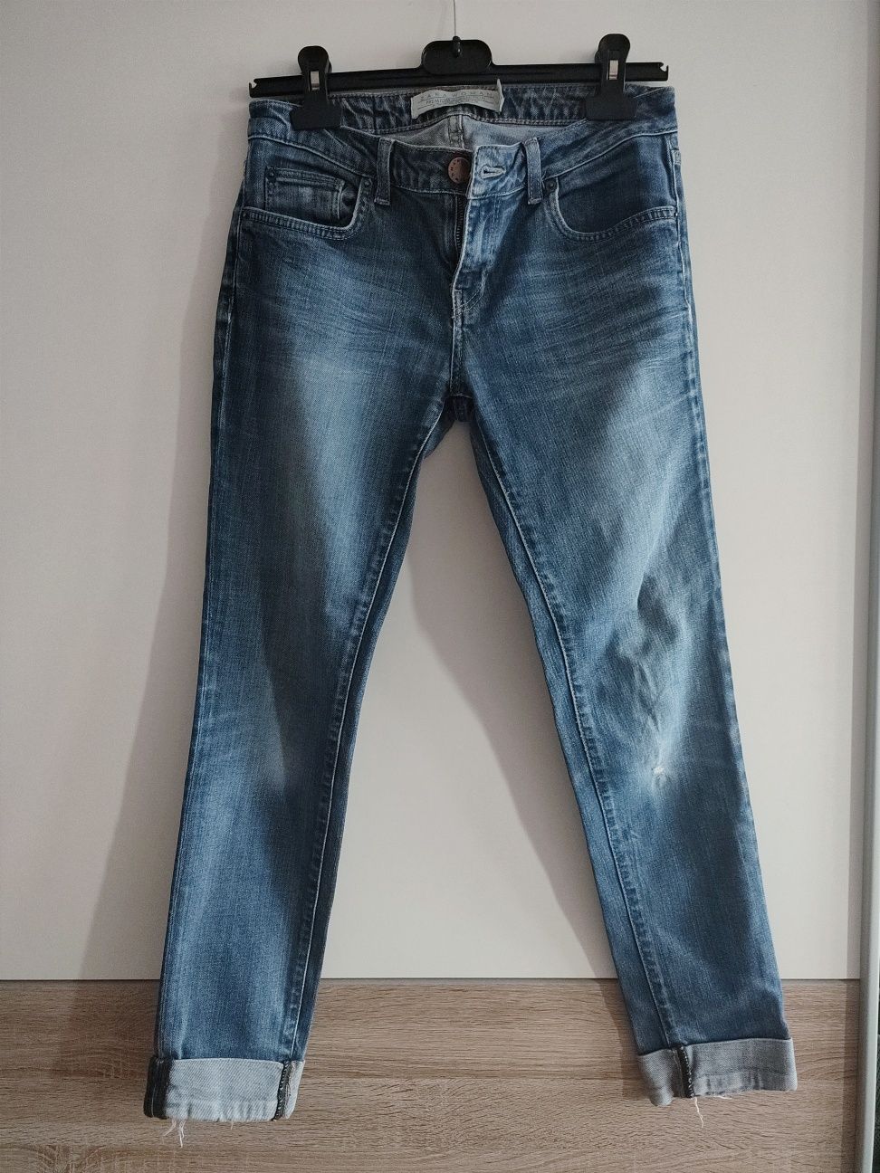ZARA jeansy denim klasyczne