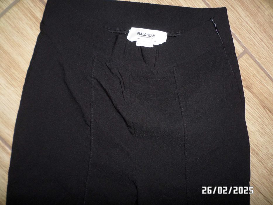 spodnie damskie -czarne -PULL&BEAR-rozmiar-XS/S-MEX-26
