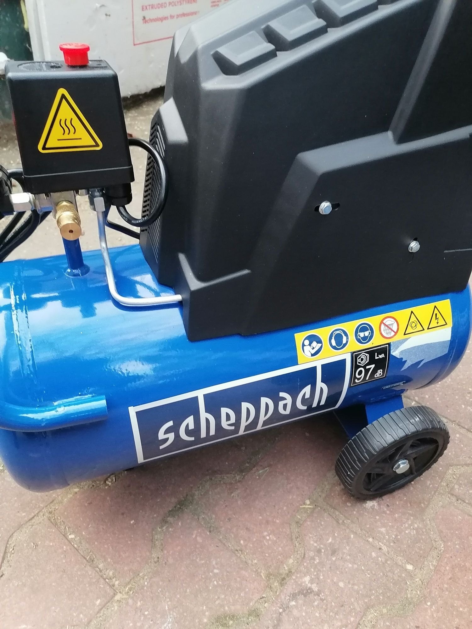 Kompresor 24l  NOWY scheppach dość cichy