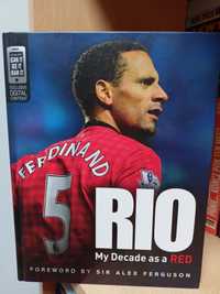 Rio Ferdinand My decade as red książka