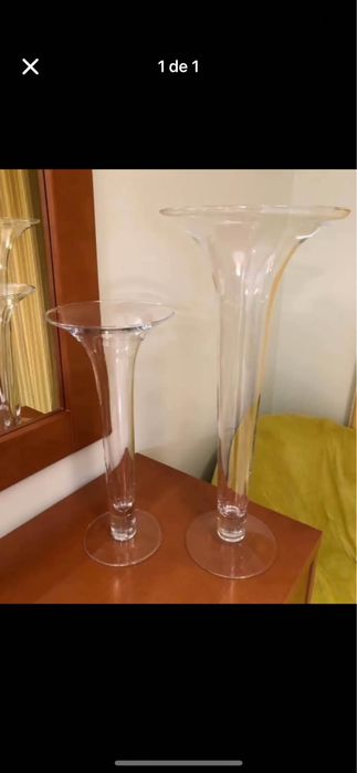 2 jarras de vidro