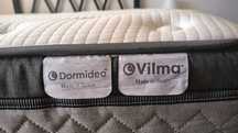 Double bed 150x200cm - bedframe, mattress, bedding, duvet, two pillows