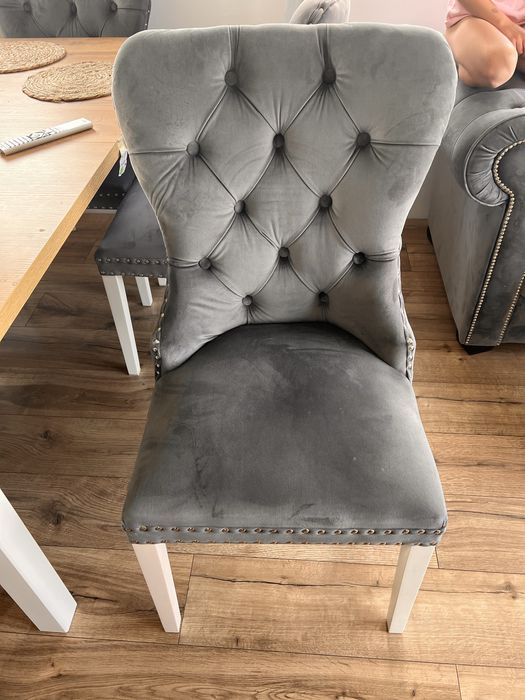 Komplet wypoczynkowy plus 6 krzesel