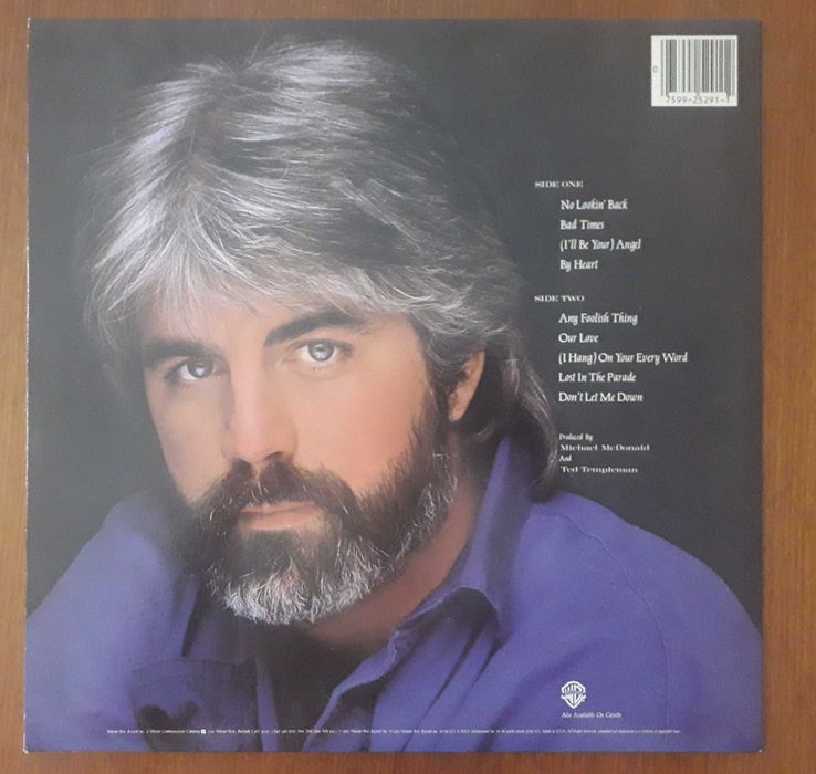 Michael McDonald disco de vinil "No Lookin' Back"