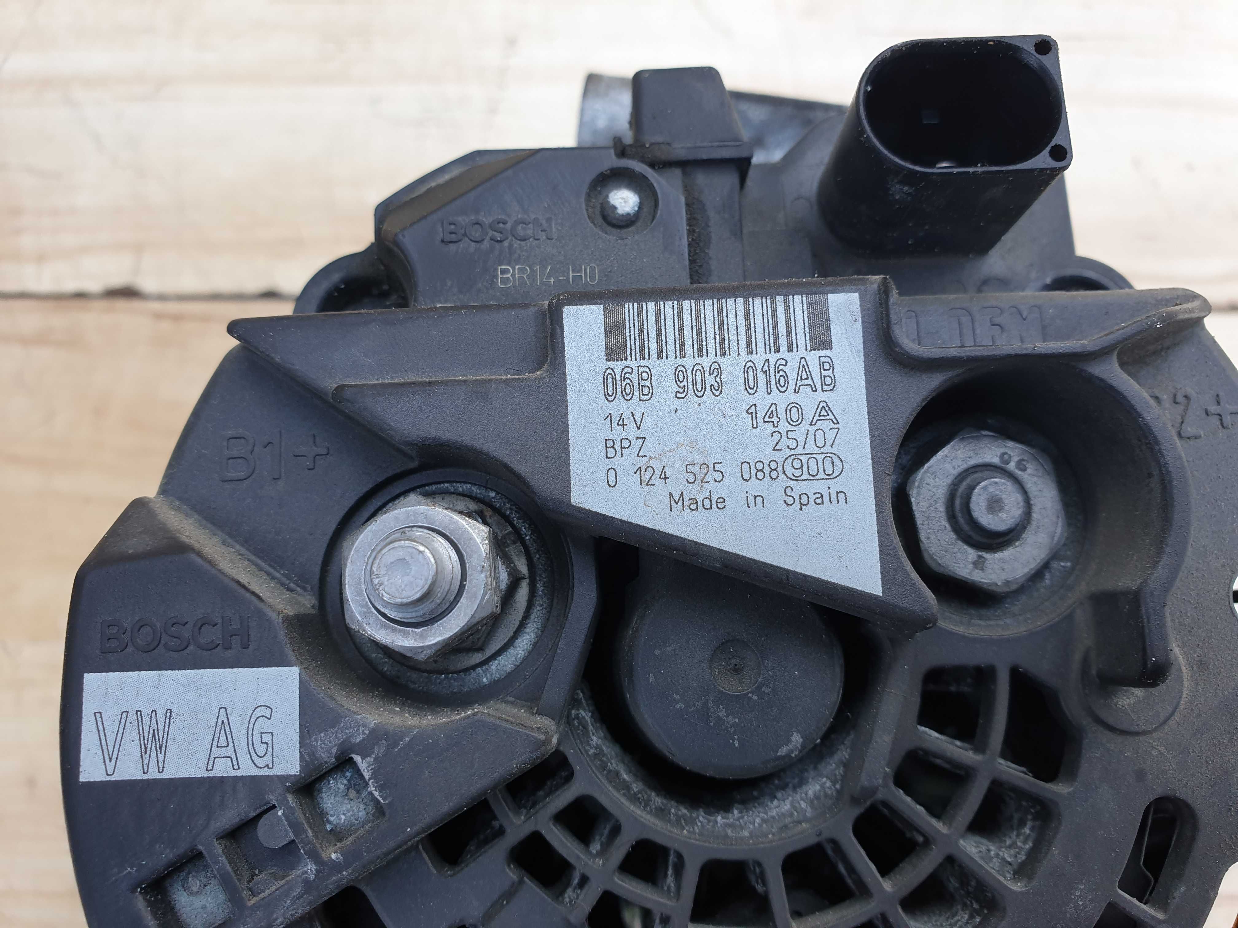 Audi A3 8P Vw Skoda Seat 1.8 2.0 TFSI Alternator 140A