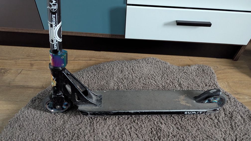 Трюковой самокат Longway Summit 2K19 Pro Scooter (Neochrome)