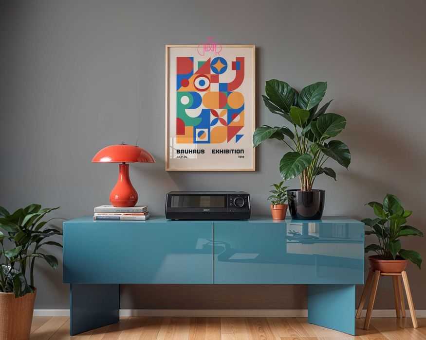 Plakat Bauhaus wystawa 1919