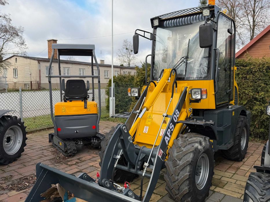 Ładowarka czołowa APS 08 Nowa! ładowarka kołowa 2025 WSZYSTKIE MODELE!