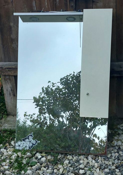 Zlew duży  z lustrem