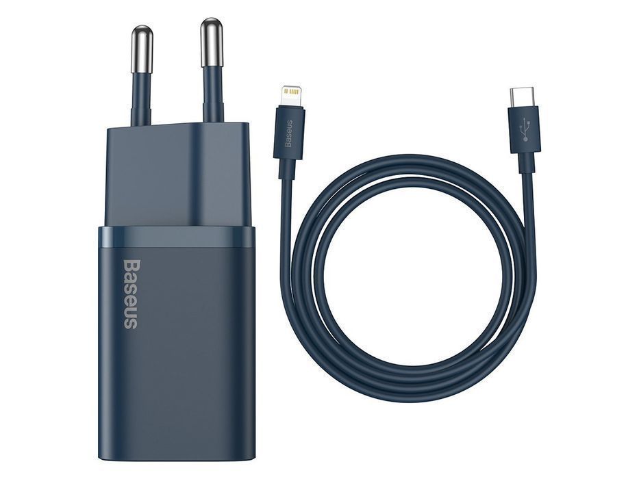 Ładowarka sieciowa Baseus PD 20W + kabel USB-C Type C do Lightning