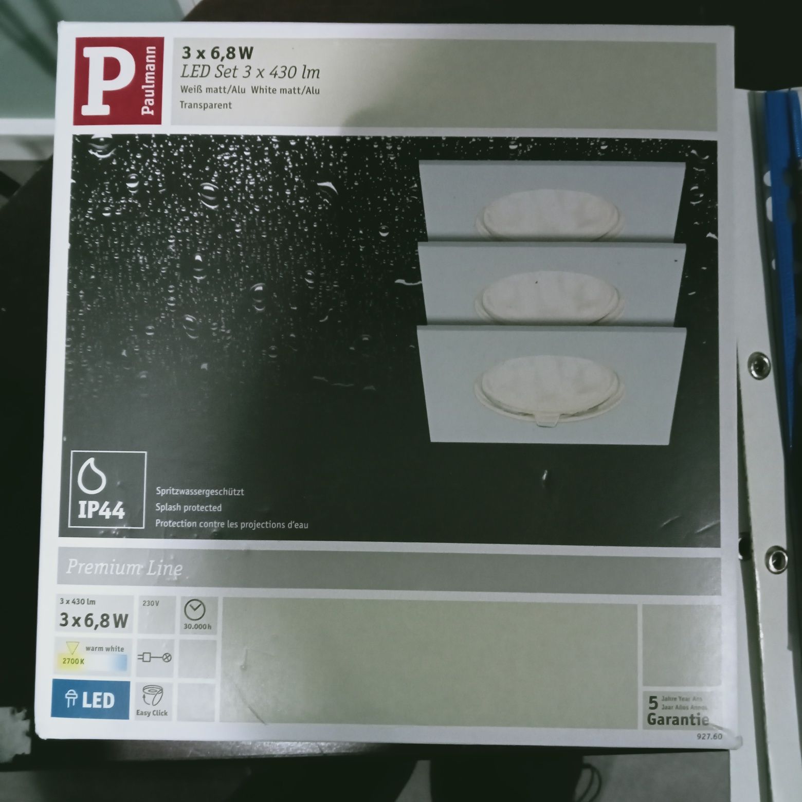Lampa Paullman IP44 LED SET 3 x 6,8 W