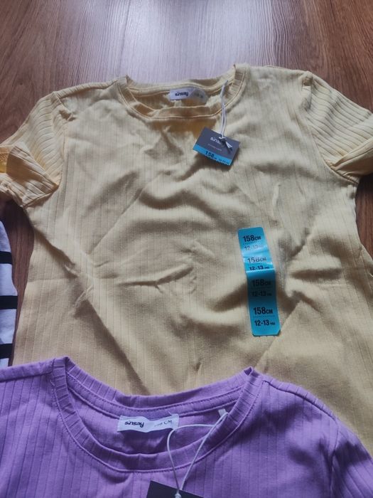 Komplet bluzek dla dziewczynki 158 cm NOWE