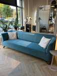 Niebieska sofa 3-4 osobowa
