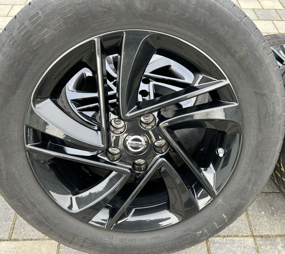 Oryg felgi Nissan Qashqai X-trail Juke 5x114.3 czujniki 215/60R17