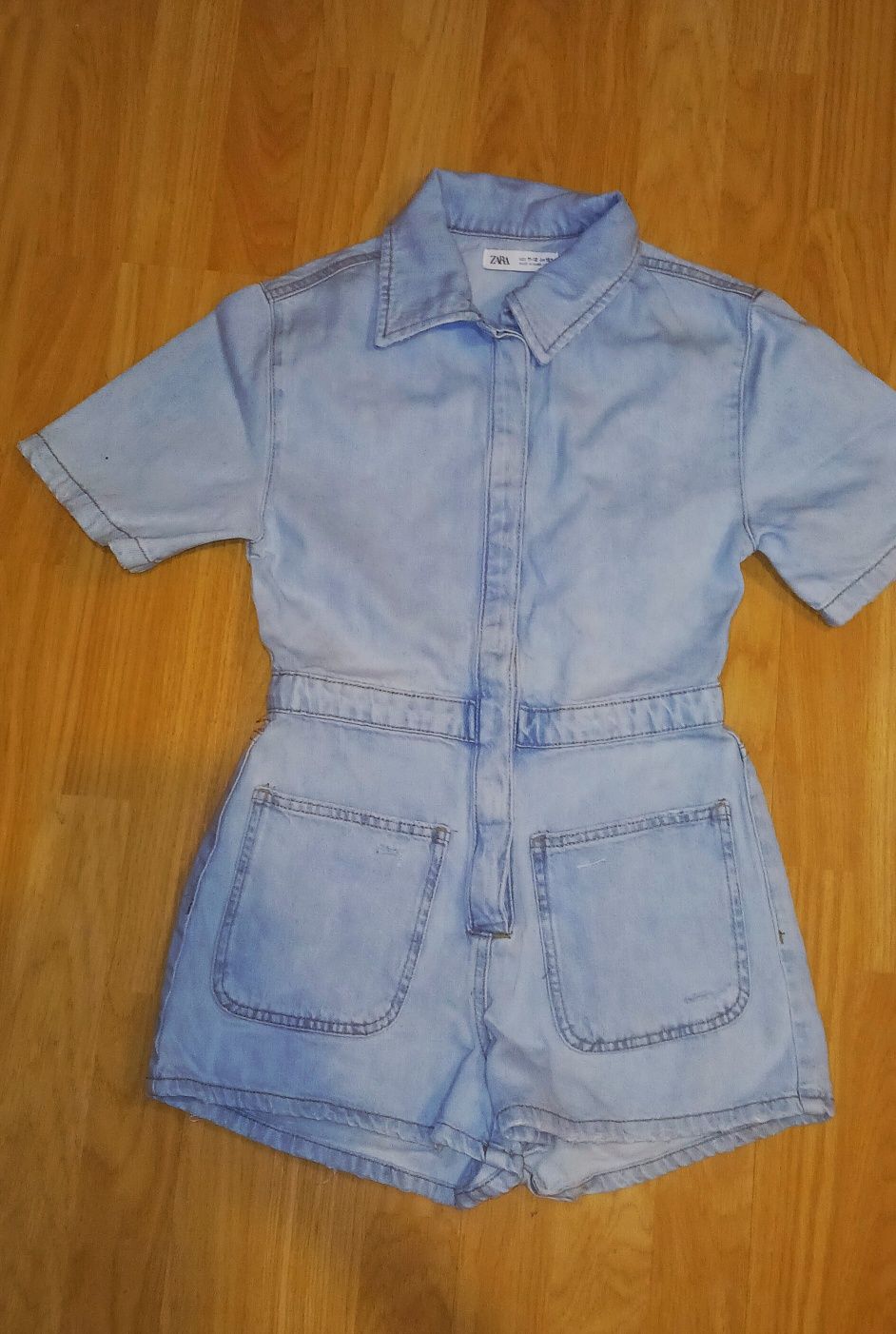 Macacão de Ganga para Menina- Zara