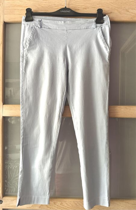 Spodnie rurki niebieskie r.S