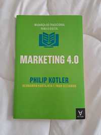 Livro "Marketing 4.0- Mudança do Tradicional para o Digital" de Philip