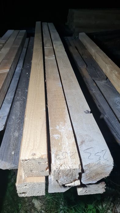 Drewno konstrukcyjne 7x7 cm – długość 253 cm