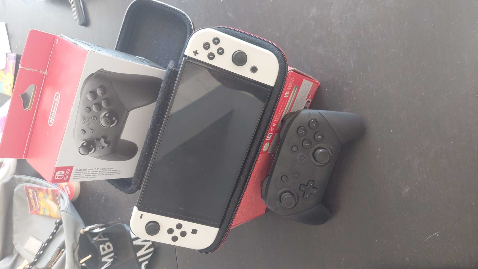 Nintendo switch OLED como nova c/ comando original
