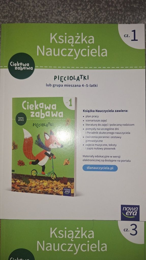 Książka nauczyciela - ciekawe zabawy, pięciolatek, grupa mieszana
