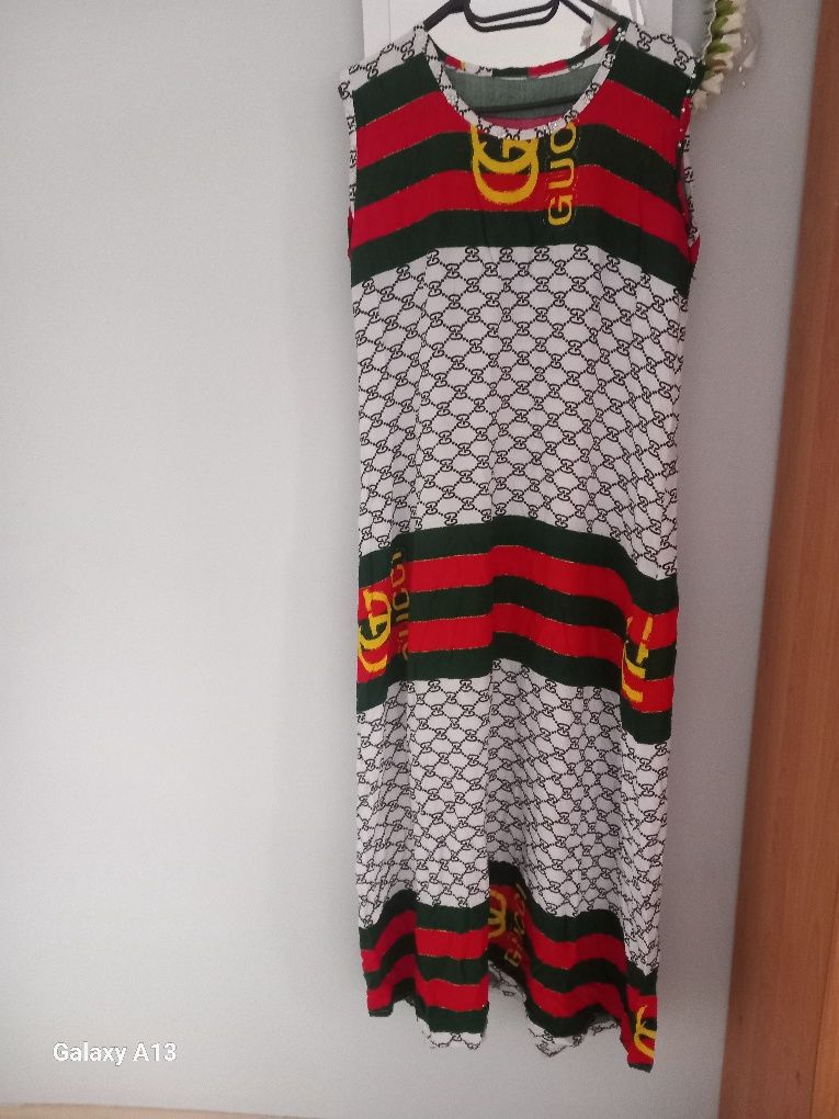 Gucci długa sukienka na lato L
