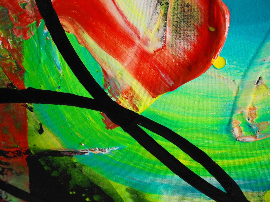 Obraz nowoczesny abstrakcja 70cm x 100cm "ROJA” 2025