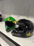 Kask rowerowy - czarny i zielony