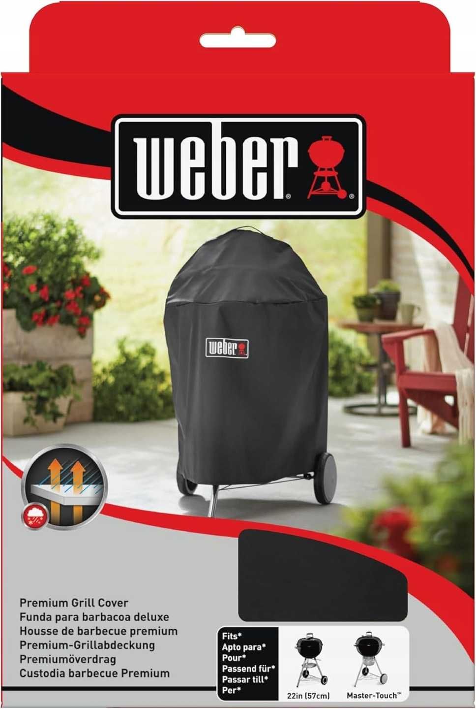 Pokrowiec na grilla Weber 70,4 x 70,4 x 96,8 cm