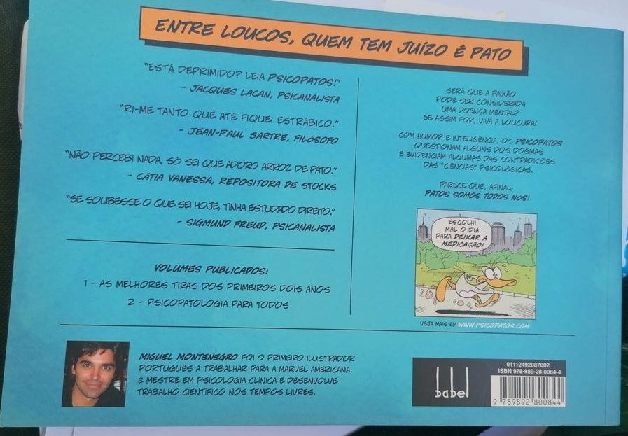Livro novo "Psicopatos Entre Loucos, quem tem Juizo é Pato"