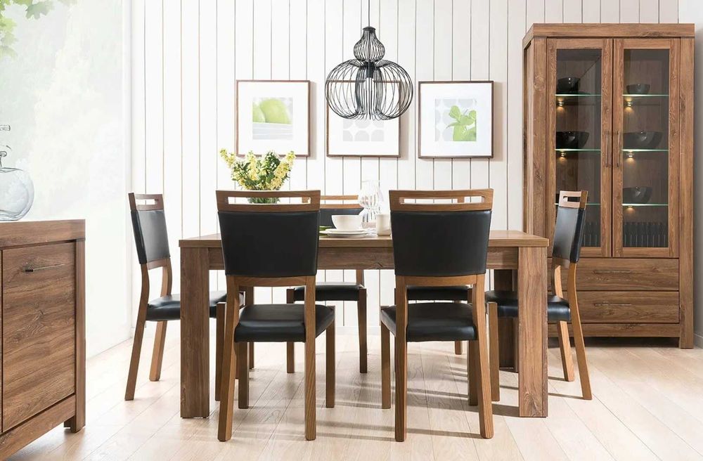 NOWY Stół rozkładany Gent 160/200/240x90 dąb stirling / Brussel BRW