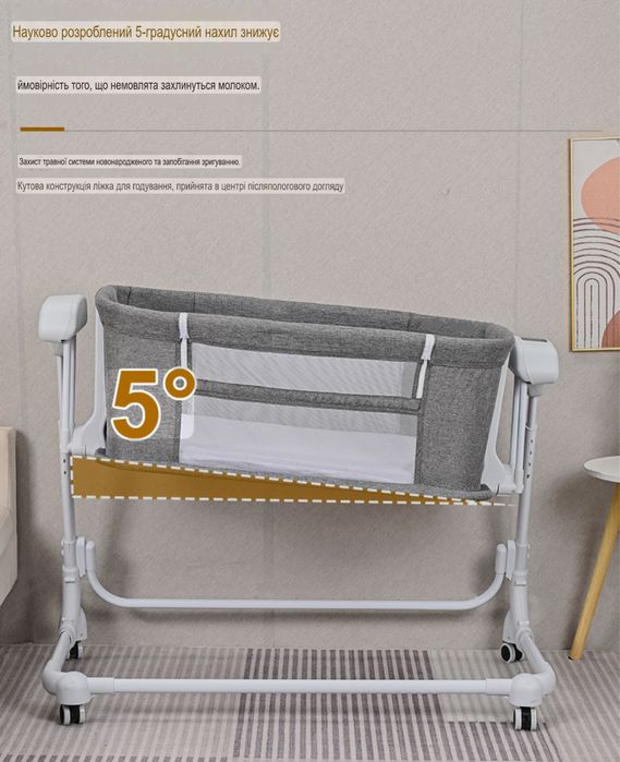 Єлектро колиска 5в 1 найкращий помічник мами з перших днів життя!