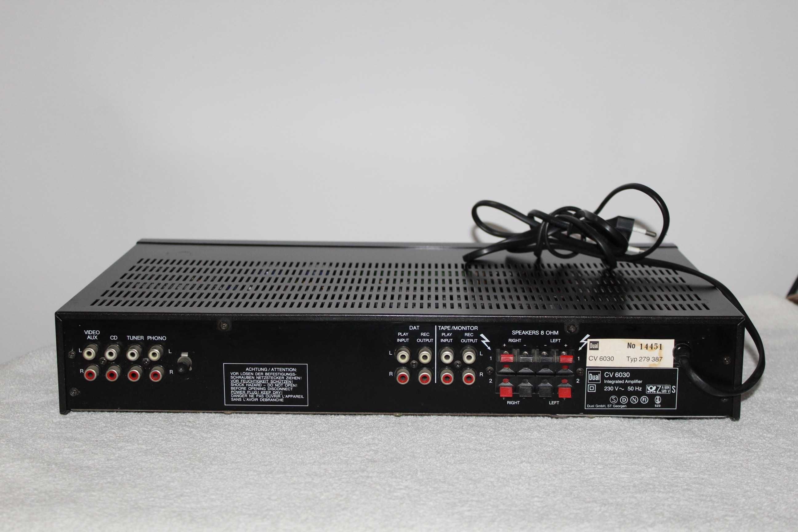 DUAL CV 6030 Wzmacniacz stereo wbudowanym equalizer Wysyłka