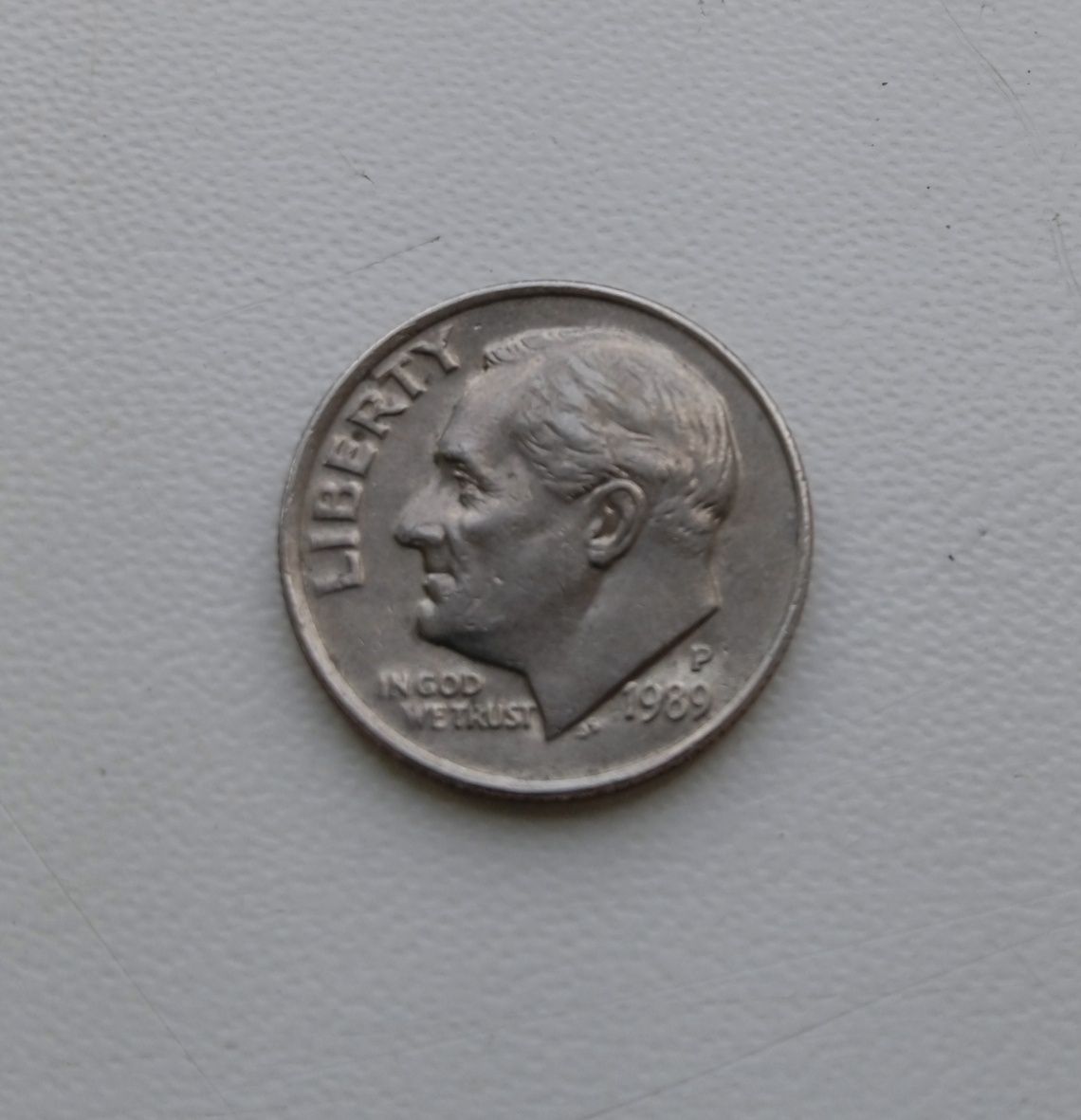 Монета One dime 1989 р liberty