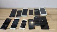 Zestaw uszkodzonych telefonów smartfon samsung apple itp