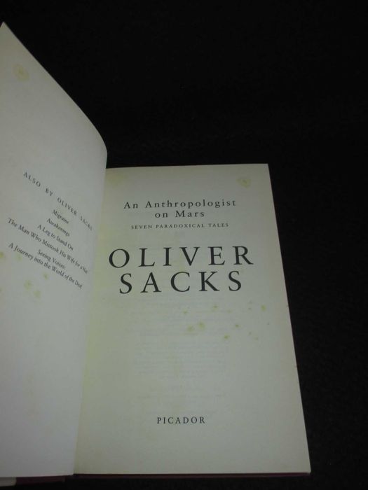 Livro An Anthropologist on Mars Oliver Sacks