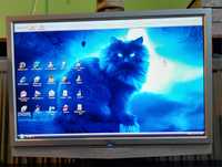 Komputer Philips monitor klawiatura i mysz głośniki