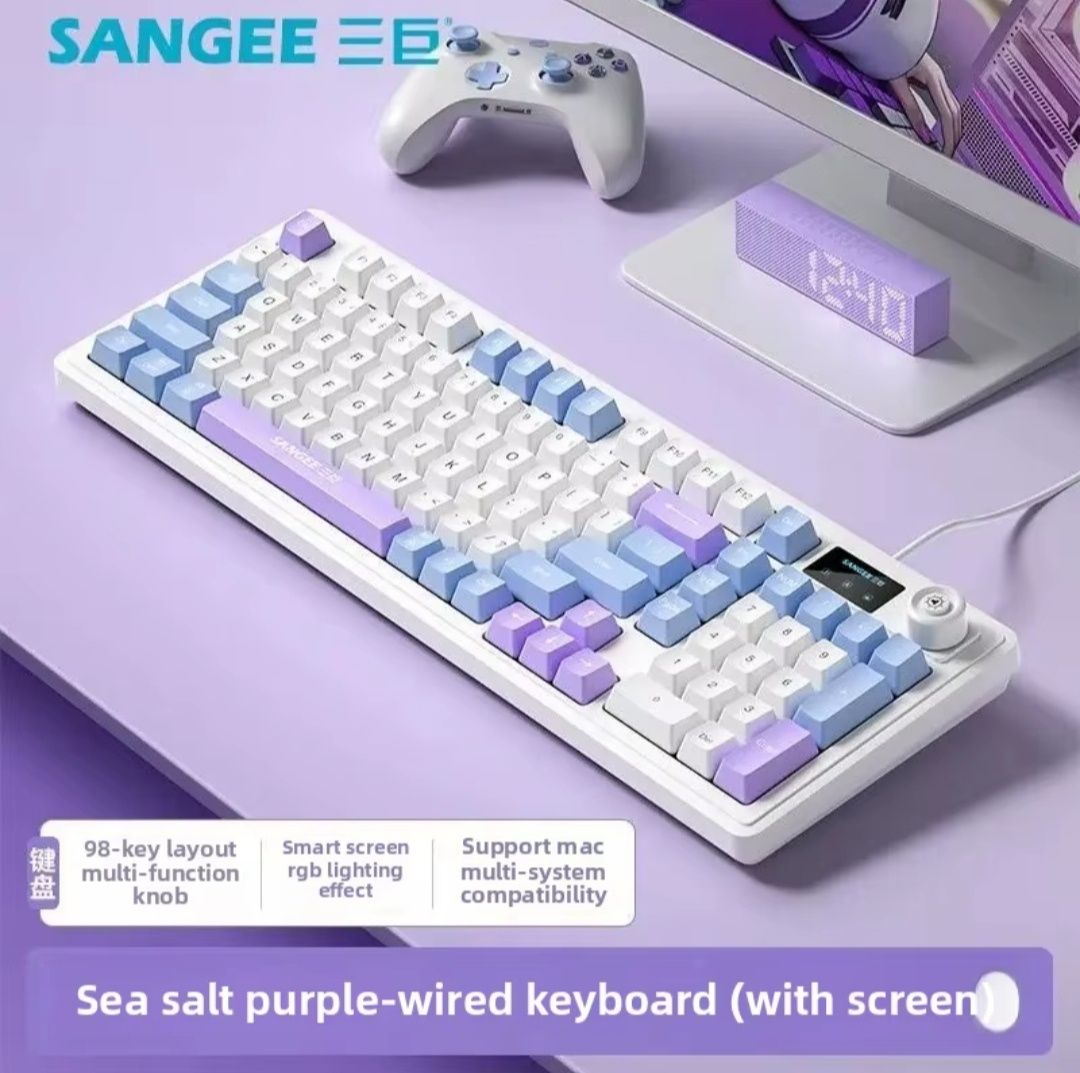 Игровая полноразмерная RGB клавиатура Sangee K18 Pro