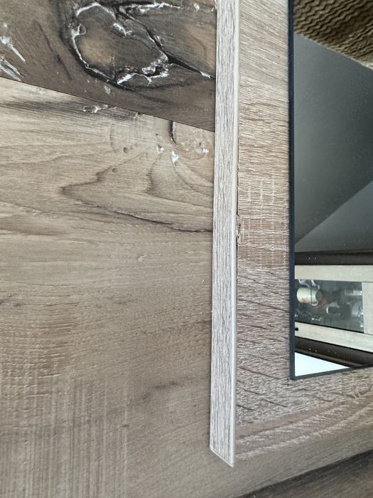 Lustro 48cm z 136cm na płycie dąb sonoma