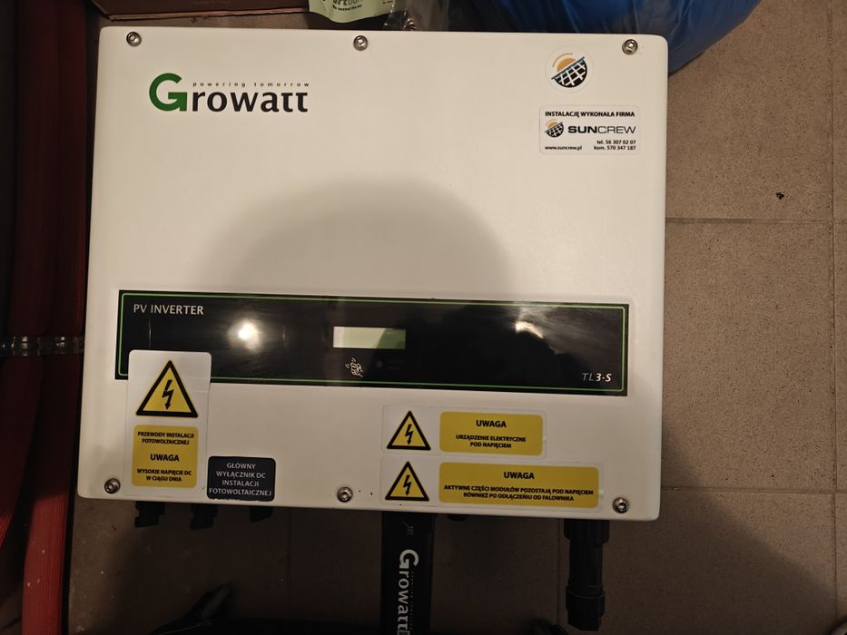 Sprzedam Falownik Growatt 4000TL3-S