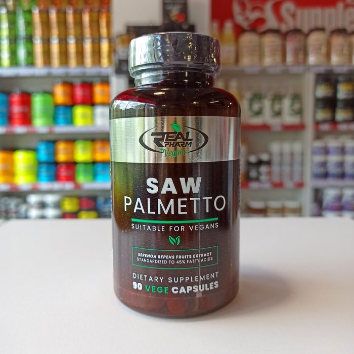 Real Pharm Saw Palmetto 90kaps Ekstrakt z Palmy Sabałowej - Libido