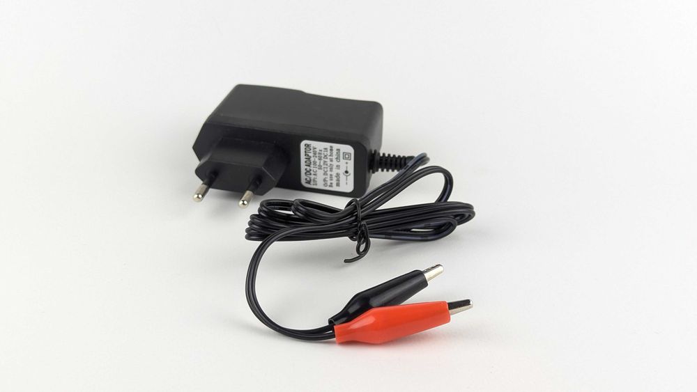 Зарядка 12V 1A для мото акумулятора з інтелектуальним режимом зарядки