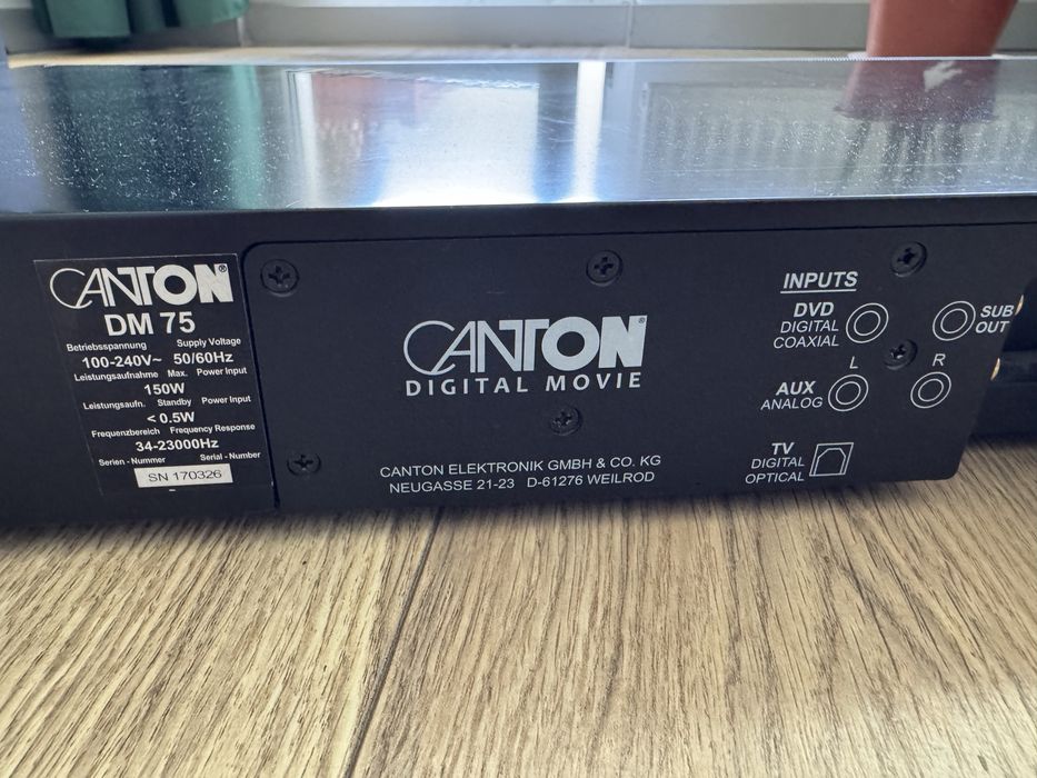 Soundbar Canton DM75