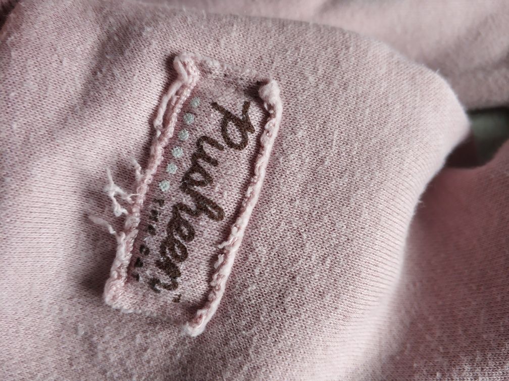 Pusheen różowa bluza z kapturem hoodie bez kieszeni kot kotek
