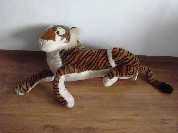 Tygrysek, tygrys pluszowy, bardzo duży, bez ogona 90 cm - Śląsk
