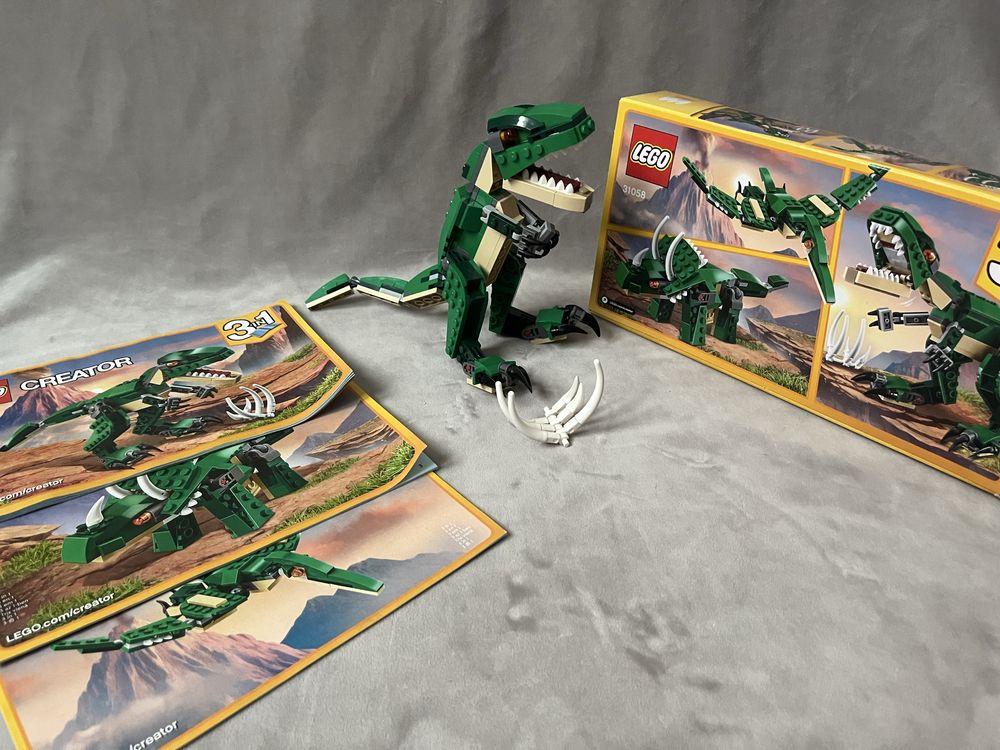 LEGO Creator 3 в 1 Могутні динозаври 174 деталі (31058)