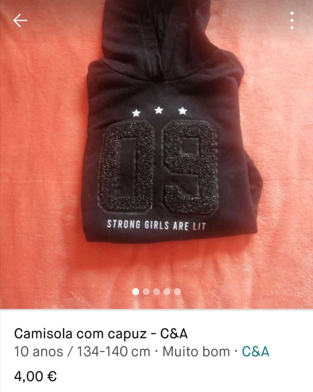 Camisolas para menina - várias marcas/tamanhos