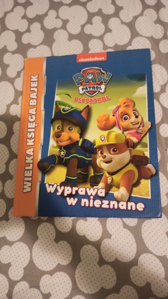 Wielka księga bajek wyprawa w nieznane psi patrol