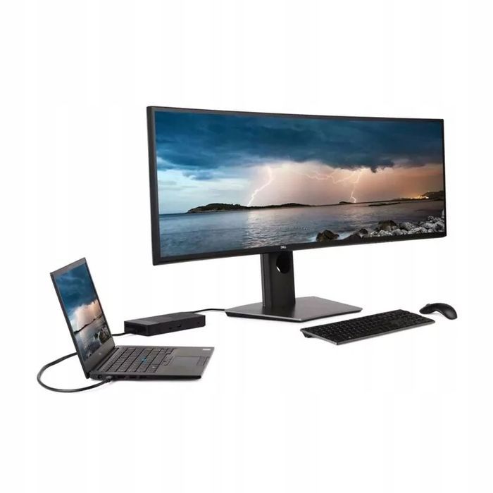 Stacja Dokująca Dell Wd19Tb K20A Usb Hdmi + Zasilacz Dell 130W Klasa A