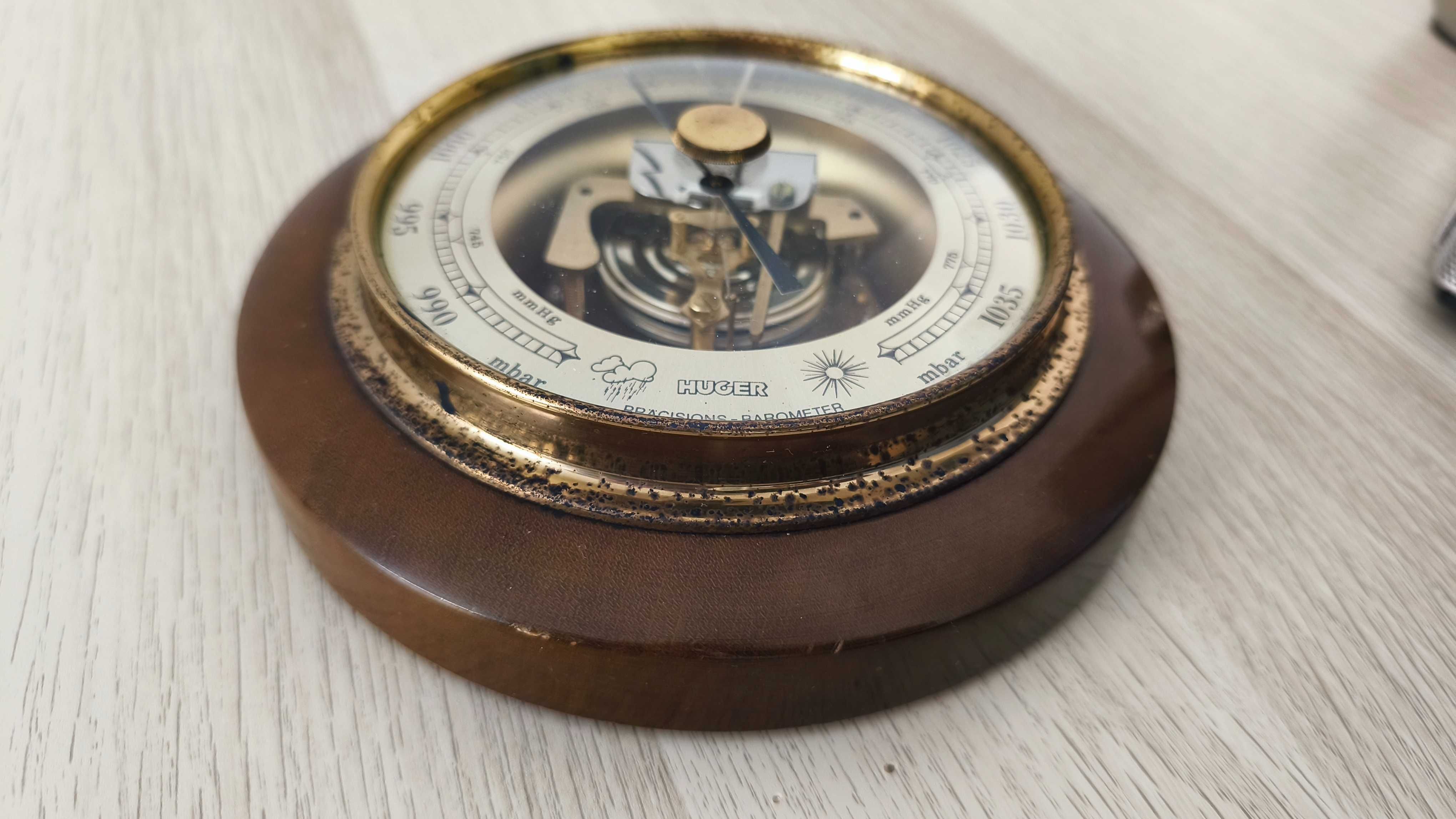 Barómetro vintage HUGER (West Germany) peça decorativa & técnica
