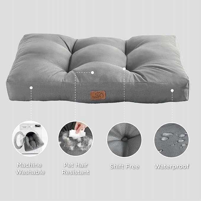 Bedsure Łóżko Legowisko Poduszka Mata Dla Psa M 76x50x10 cm